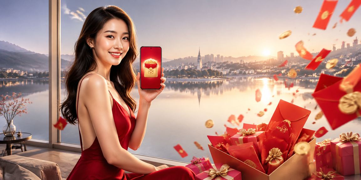 Người chơi nhận thưởng bì đỏ may mắn tại Đà Lạt sau khi đăng ký tài khoản