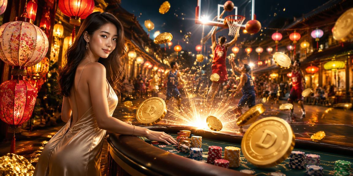 Ánh đèn lồng Hội An rực rỡ tạo khung cảnh cho cược bóng rổ và nhận giải thưởng