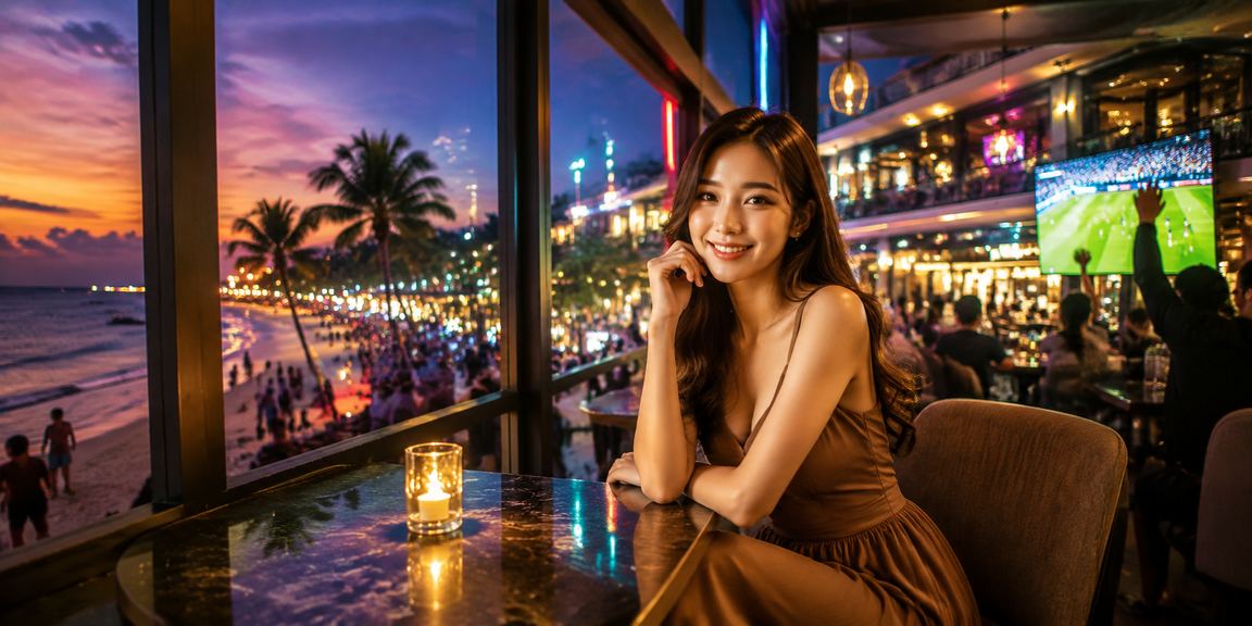 Khung cảnh casino trực tuyến Việt Nam với ánh đèn sôi động và không khí giải trí